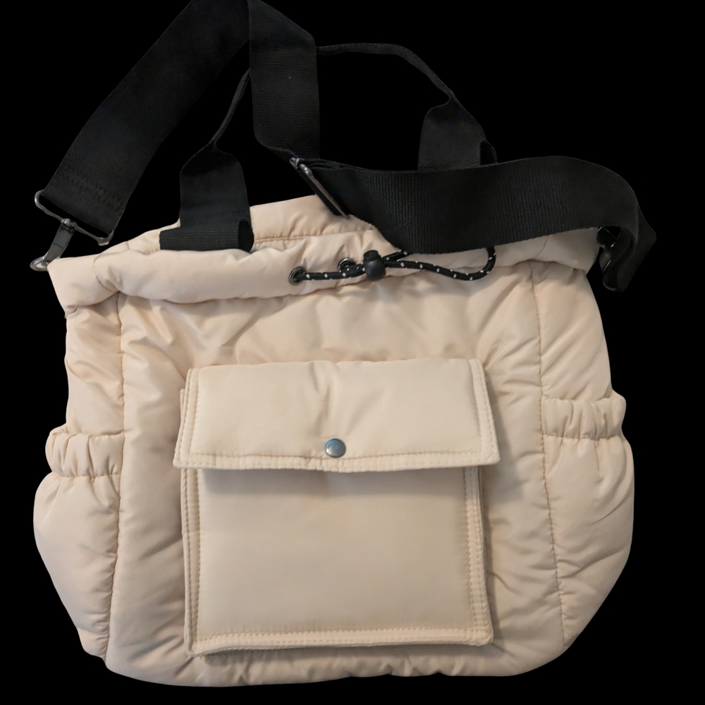 Women's Bag - Puffer Style Cream Crossbody From Summer & Rose